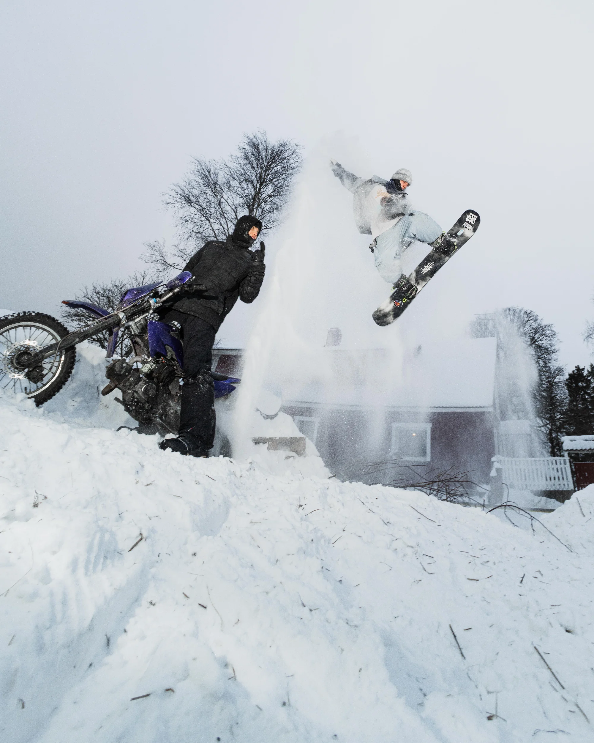 Backyard Snowboard