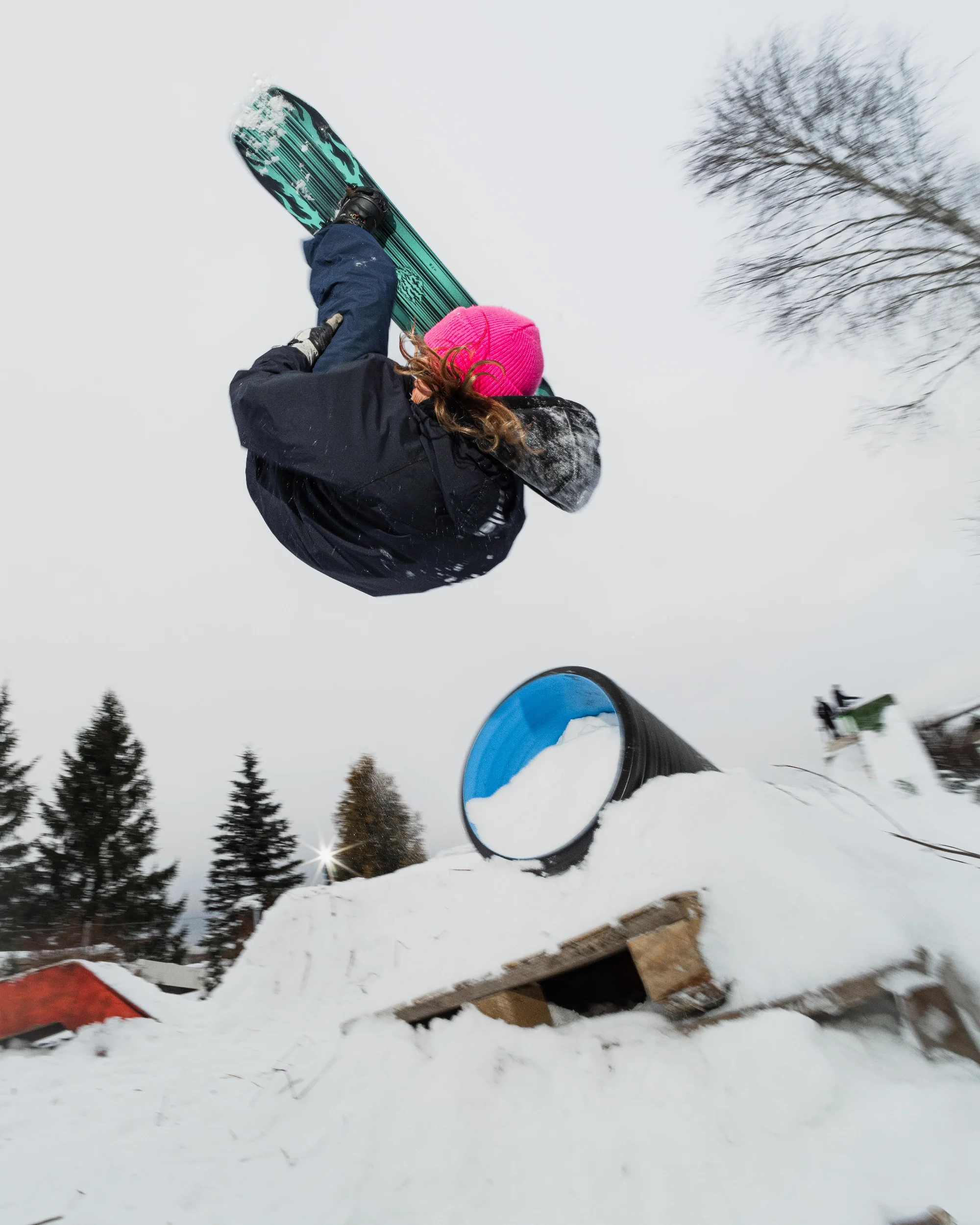Backyard Snowboard 1