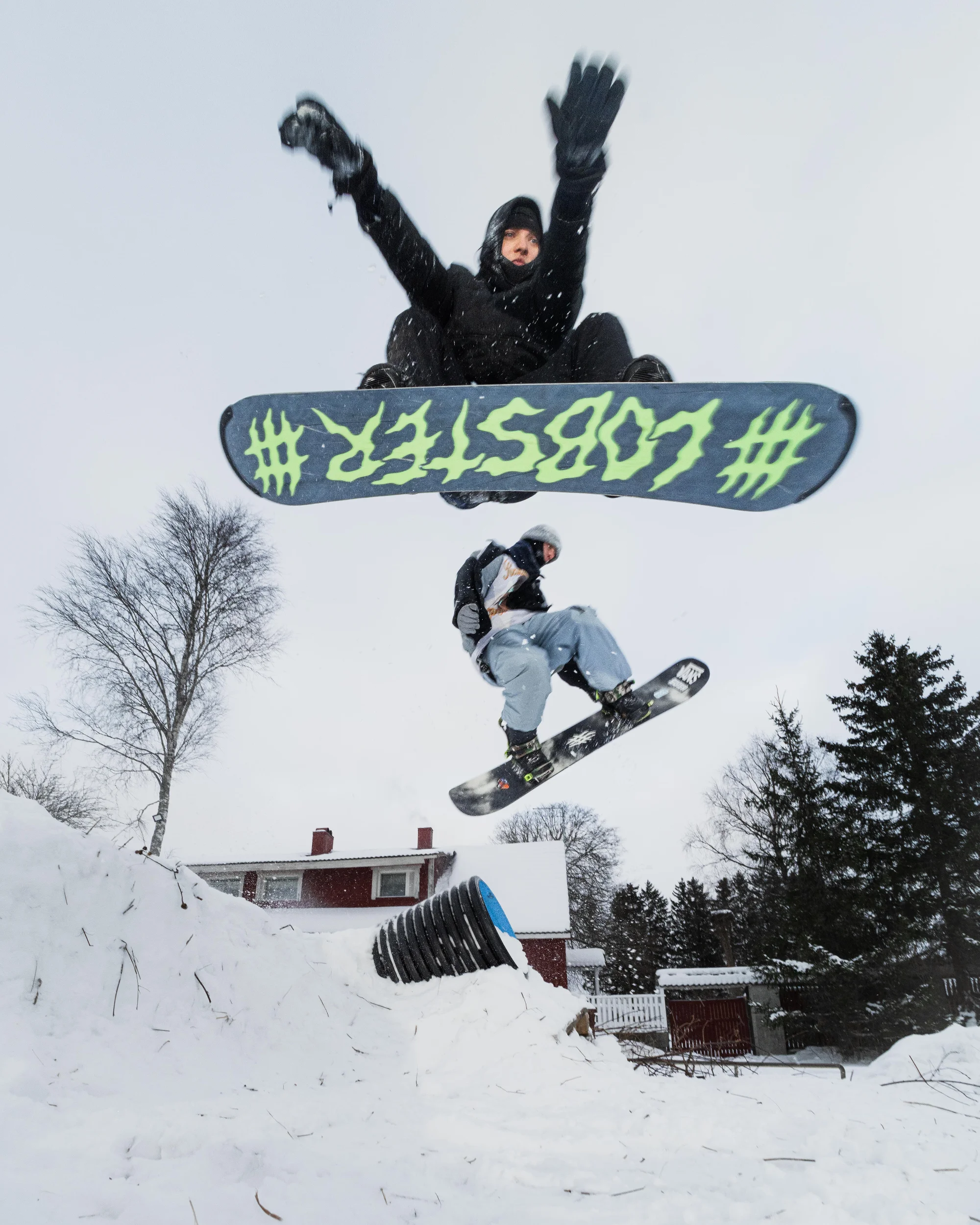 Backyard Snowboard 11