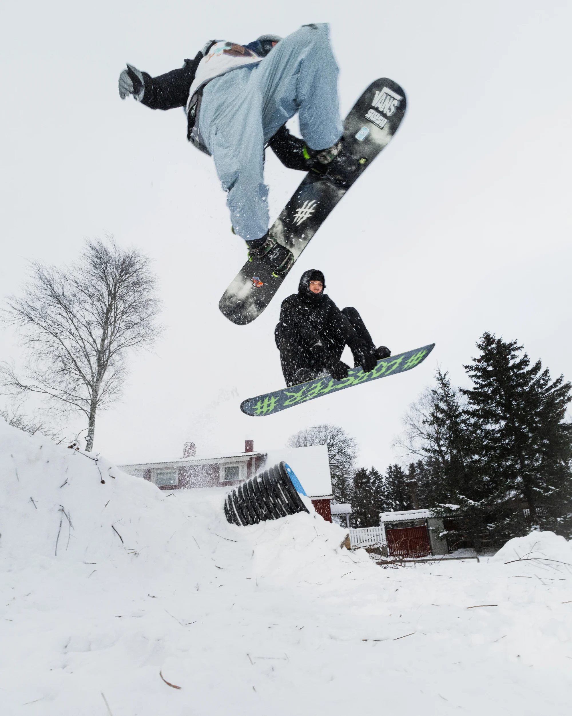 Backyard Snowboard 9